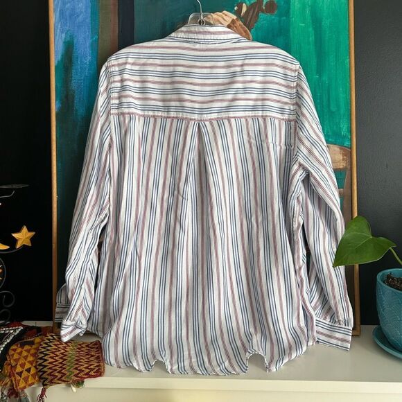 beachlunchlounge Multicolor Striped Blouse L - Picture 15 of 16